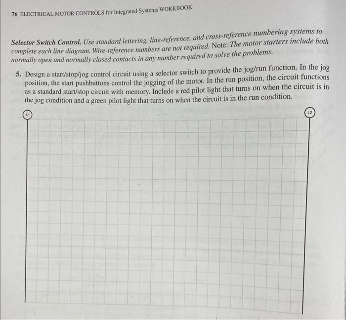 Solved 76 ELECTRICAL MOTOR CONTROLS for Integrated Systems