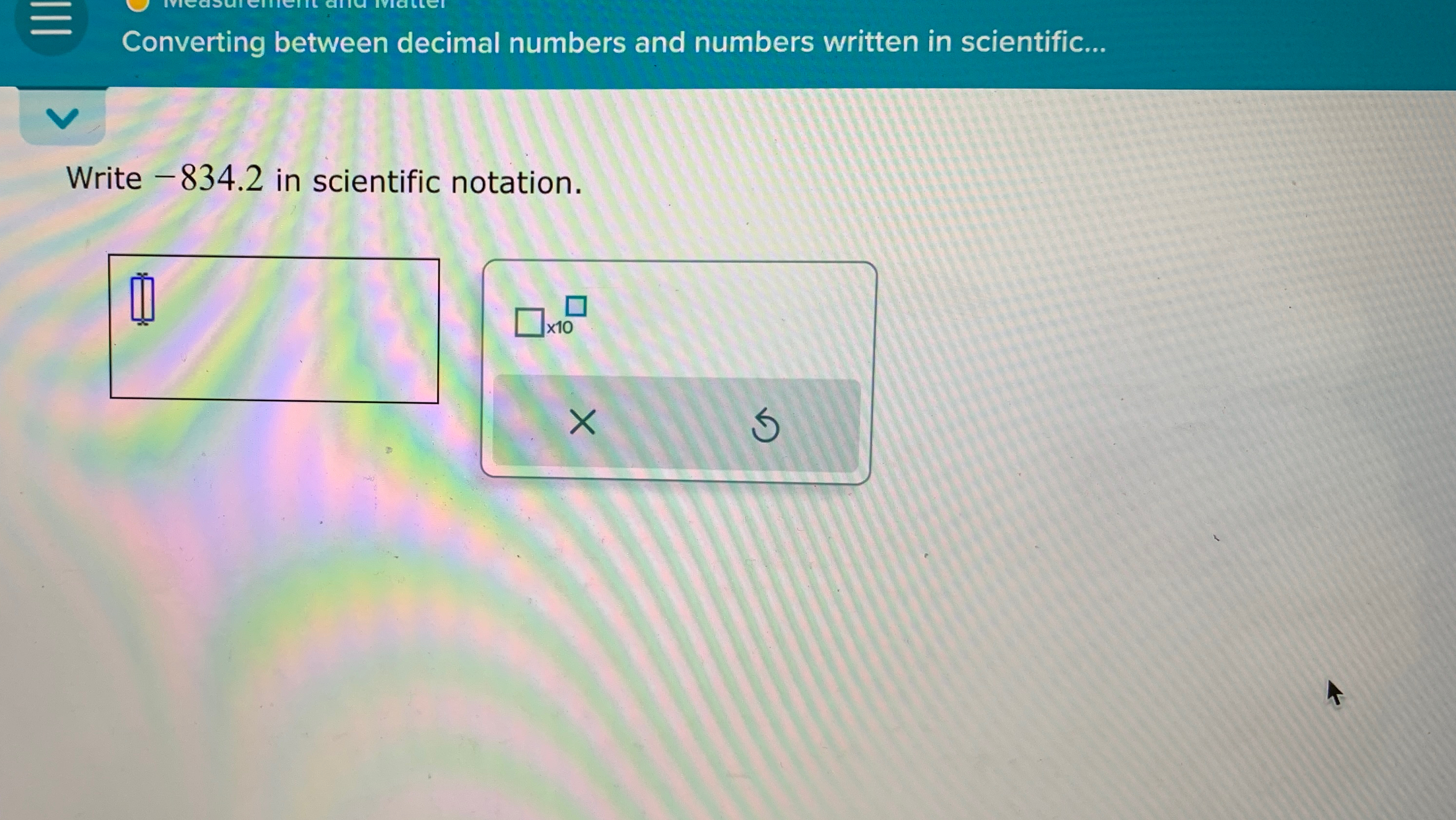 Solved Converting between decimal numbers and numbers | Chegg.com