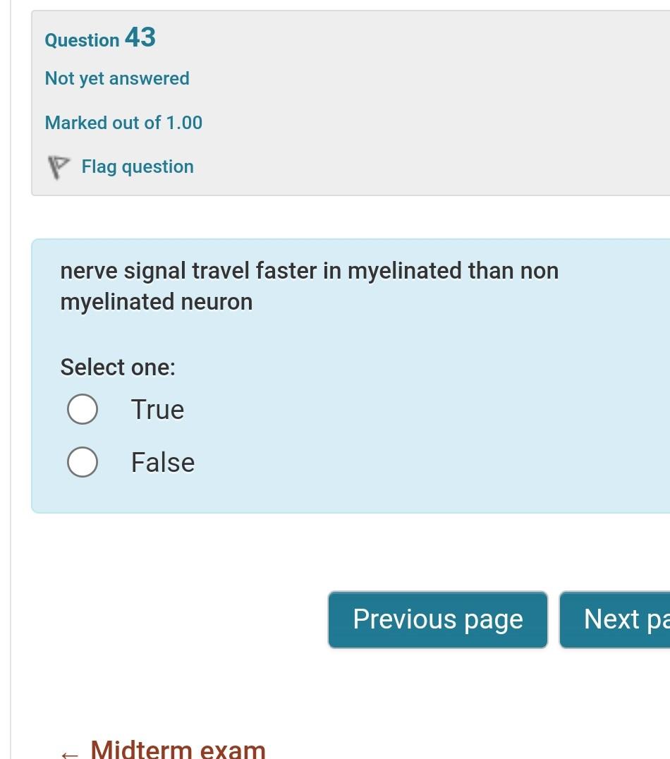 Questions Prelim Exam 2 - Question 1 Correct Mark 1 out of 1. Flag