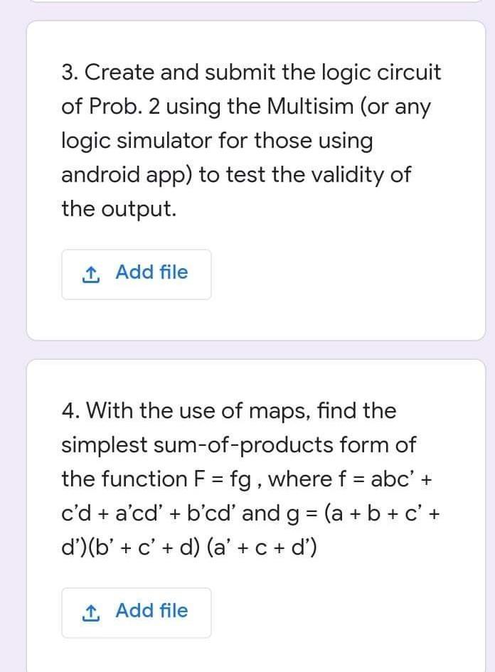 Solved 1. Draw The Logic Diagram Corresponding To The | Chegg.com