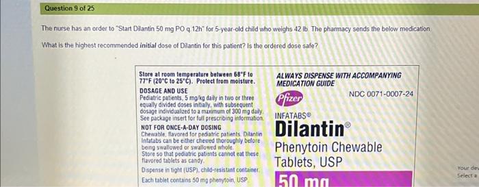 Dilantin 50 Mg Tablet