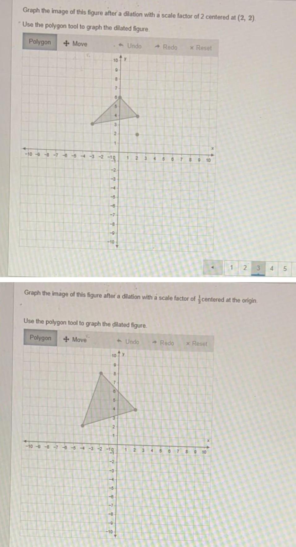 Solved Graph The Image Of This Figure After A Dilation With Chegg Com   Image