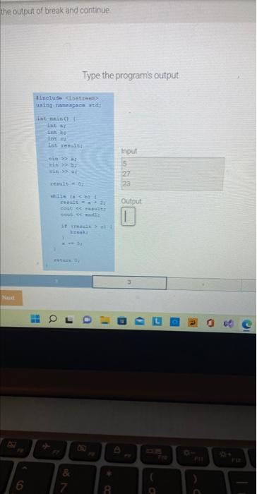 Solved Type the program's output | Chegg.com