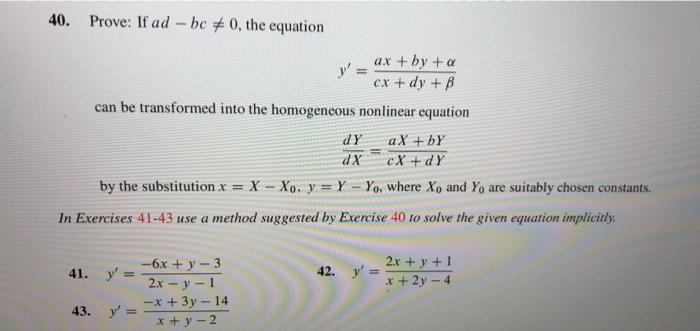 Solved In Exercises 41-43 use a method suggested by Exercise | Chegg.com