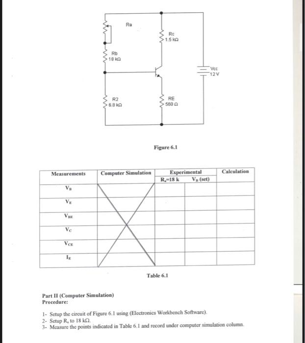Solved EXPS BITVDivider Experiment No. (6) BJT Biasing
