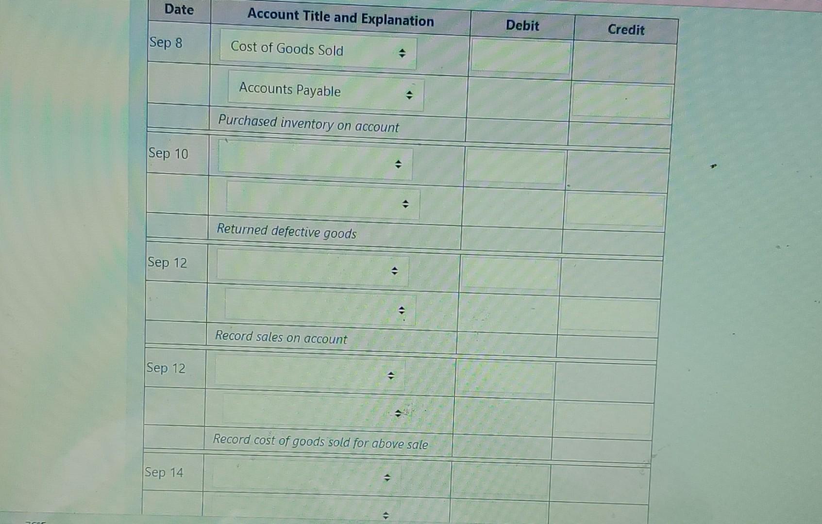 Solved Required Prepare The Journal Entries To Record The | Chegg.com