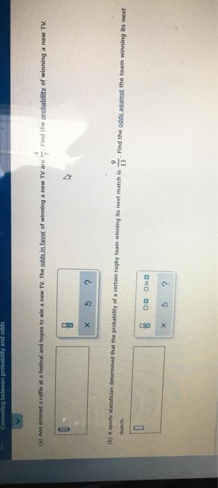 Solved Converting between probability and odds (a) Ann | Chegg.com