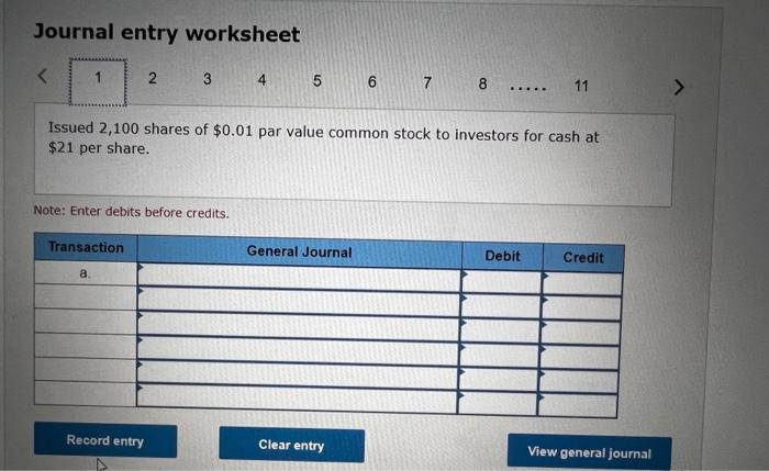 Solved Required: 1. Prepare joumal entries for each | Chegg.com