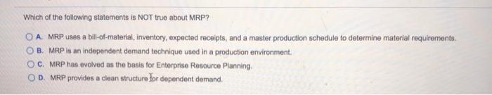 Which Of The Following Statements Is Not True About Chegg 