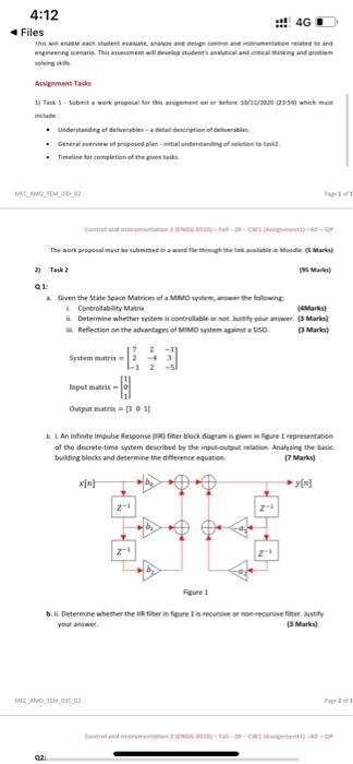 Task 1 - Submit a work proposal for this assignment | Chegg.com