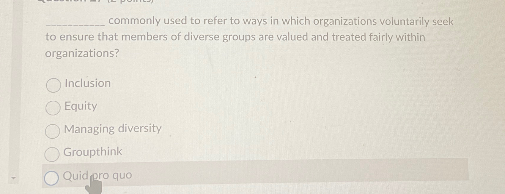 Solved commonly used to refer to ways in which organizations | Chegg.com