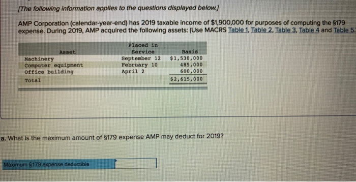 Solved The Following Information Applies To The Question Chegg Com