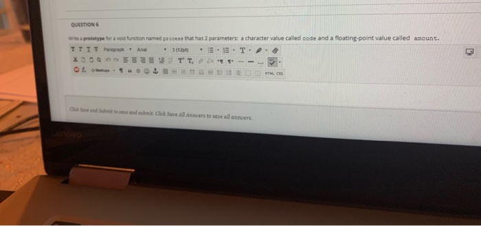 Solved QUESTIONS wrea prototype for a void function named | Chegg.com
