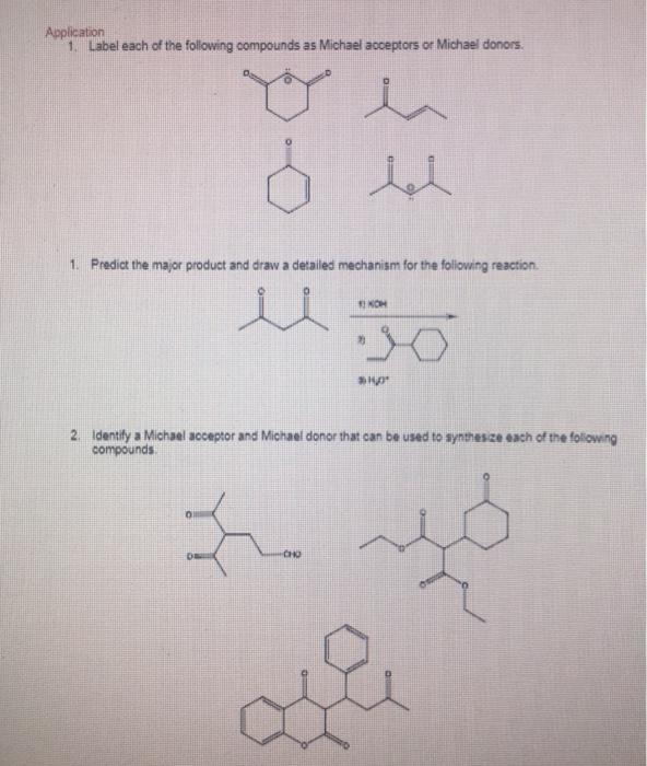 Solved Application 1. Label each of the following compounds | Chegg.com