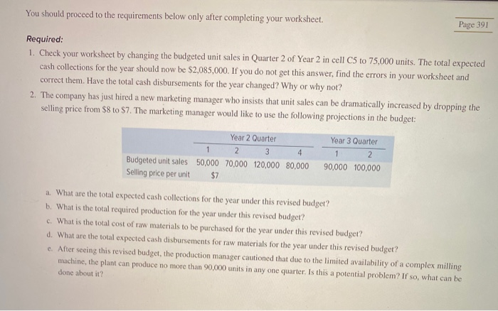 Solved The Excel worksheet form that appears below is to be | Chegg.com