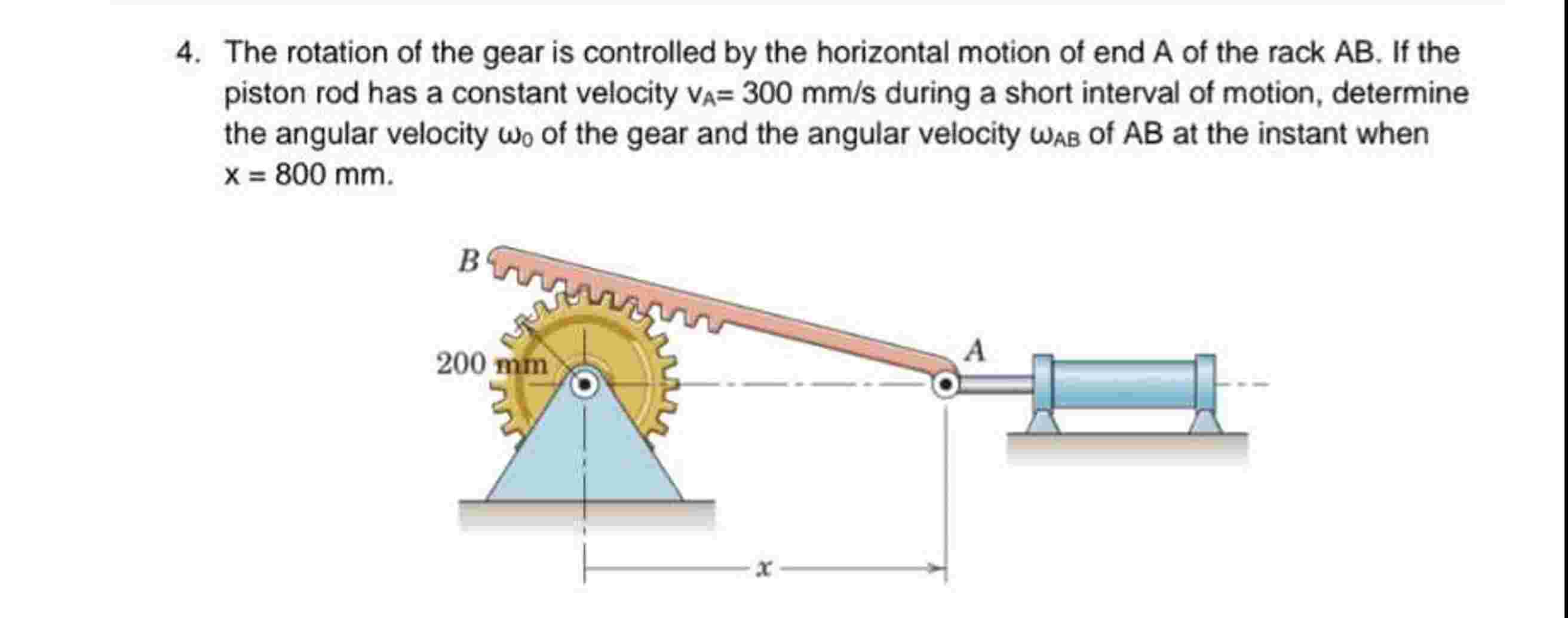 Controlled Gear Rotation Solved by an EXPERT The rotation of the gear is controlled by the ...