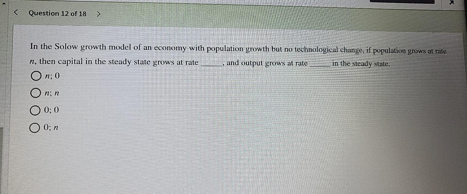 Solved K In the Solow growth model of | Chegg.com