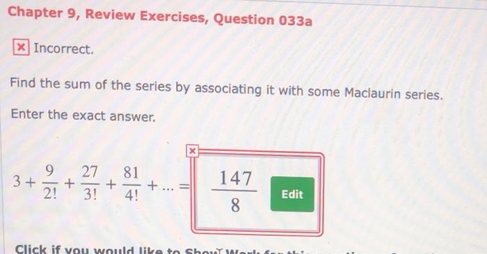Solved Chapter 9, Review Exercises, Question 033a * | Chegg.com