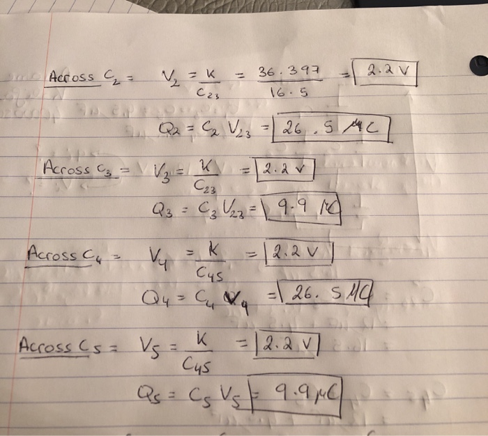 Solved C C C 4 5 Uf G C4 12 Uf V 12 5 V C23 Chegg Com