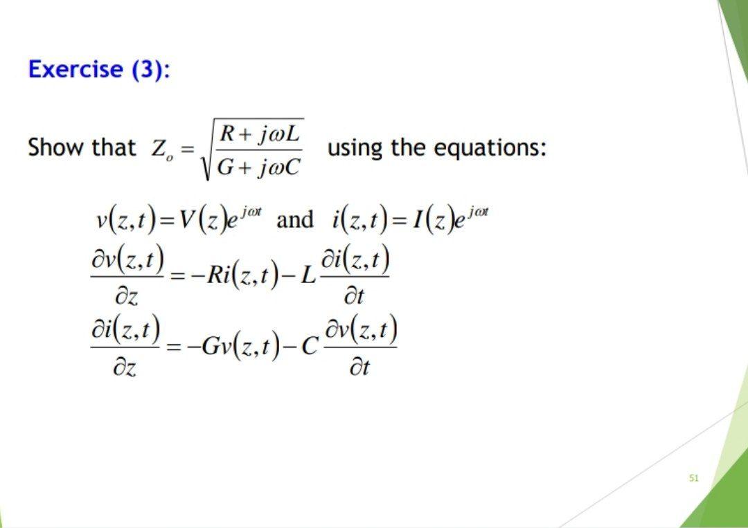 Solved Exercise 3 R Jol Show That Z Using The Equations Chegg Com