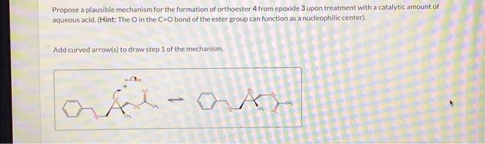 Solved Propose a plausible mechanism for the formation of | Chegg.com
