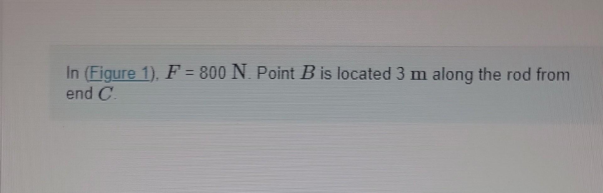 Solved In (Figure 1), F=800 N. Point B Is Located 3 M Along | Chegg.com