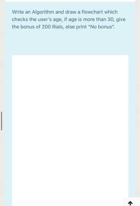 Solved Write an Algorithm and draw a flowchart which checks | Chegg.com