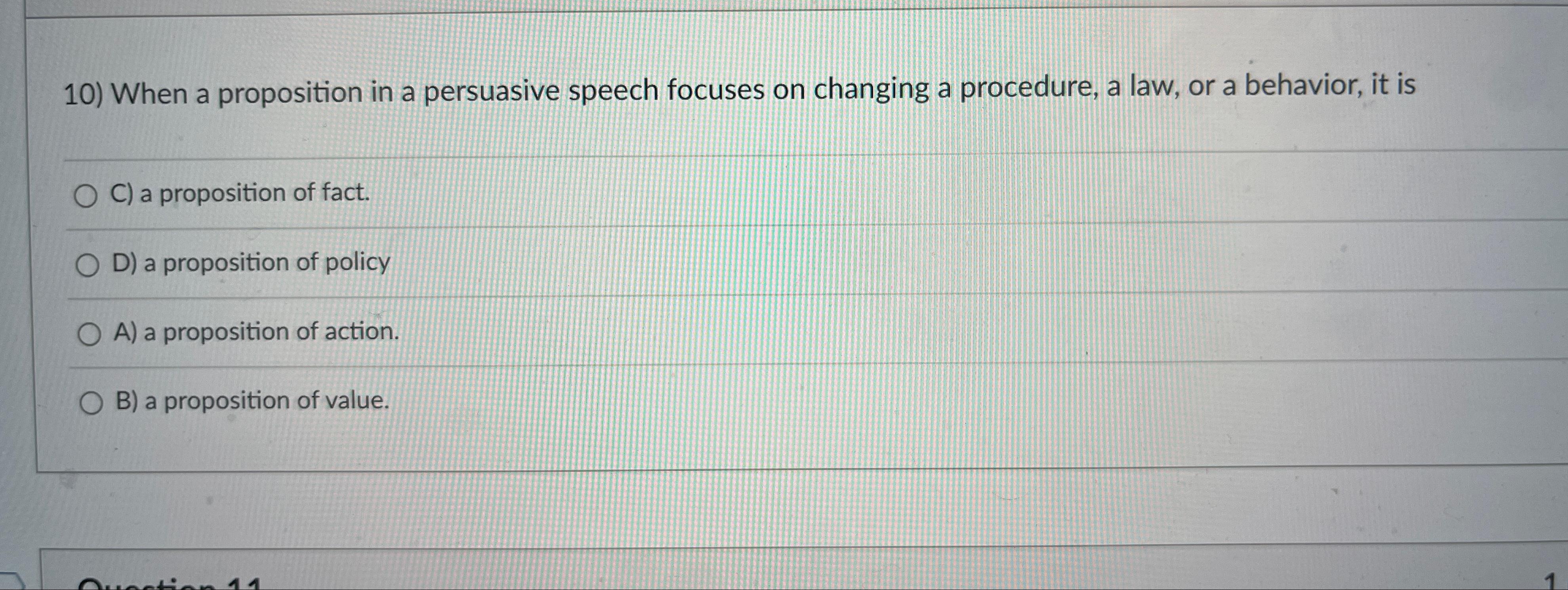 solved-when-a-proposition-in-a-persuasive-speech-focuses-on-chegg