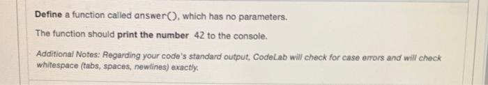 Solved Assume that a function called takes_two() already | Chegg.com