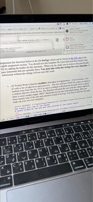 Solved AAA . DO Implement the functions below in the file | Chegg.com