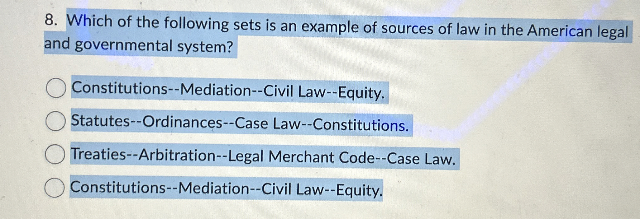 Solved Which of the following sets is an example of sources | Chegg.com