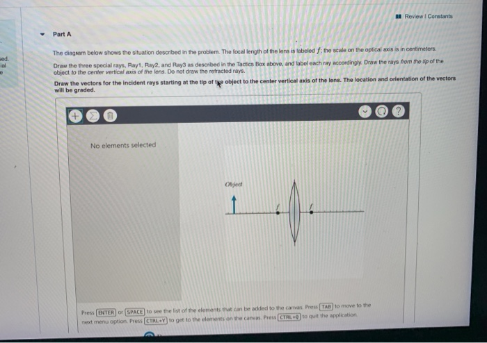 Solved Tactics Box 18.2 Ray Tracing for a Converging Lens 5 | Chegg.com