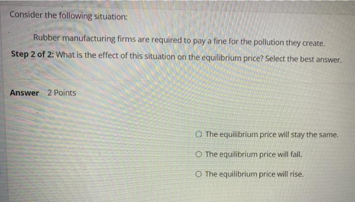 Solved Question 4 - of 69 Step 1 of 2 Consider the following | Chegg.com