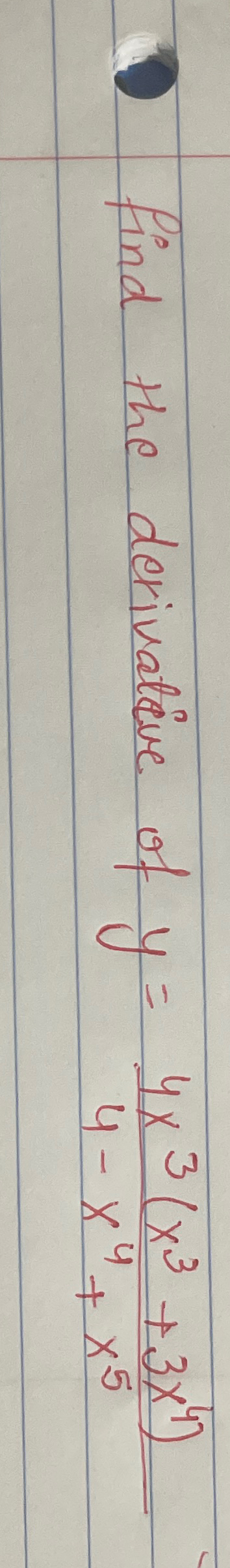 find the derivative of x 4 * 3 4x