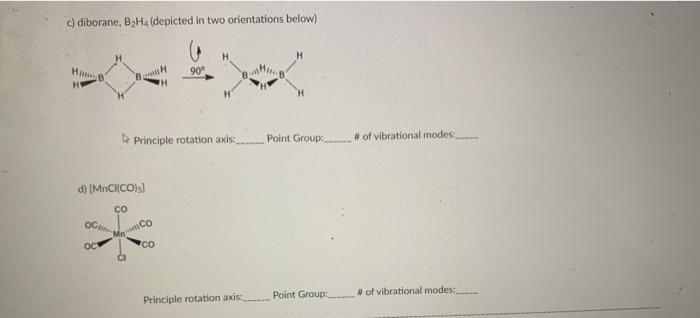 Solved 2.) Give the principle rotational axis point group | Chegg.com