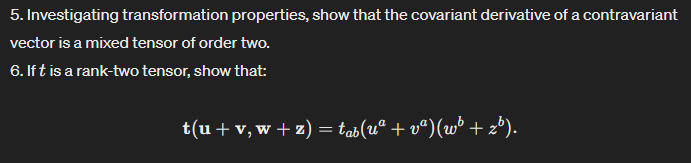 Tensor Derivative PROVE MATHEMATICALLY | Chegg.com