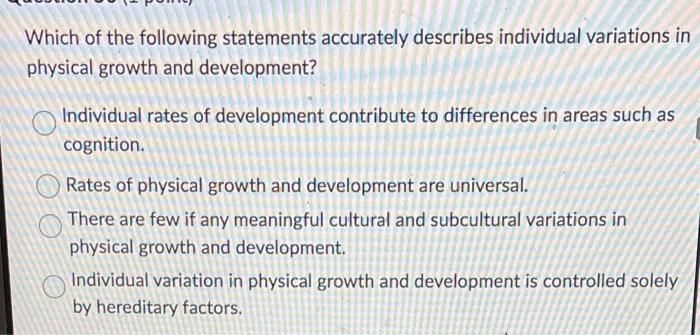 Solved Which of the following statements accurately | Chegg.com