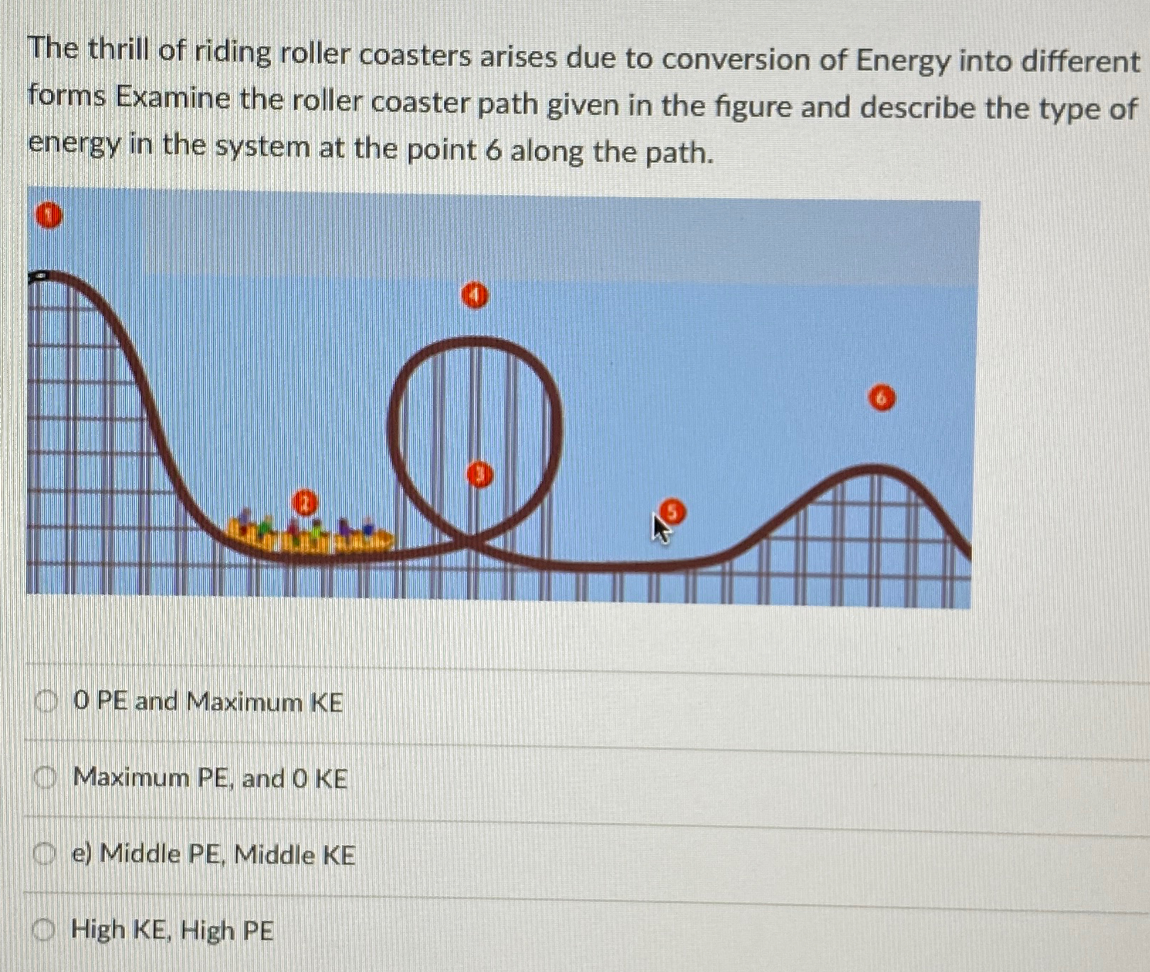 Solved The thrill of riding roller coasters arises due to Chegg