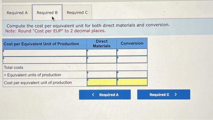 Solved a. Compute the equivalent units of production for | Chegg.com