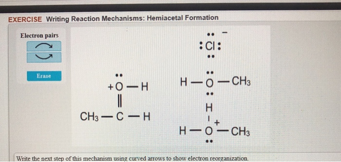 Solved EXERCISE Writing Reaction Mechanisms: Hemiacetal | Chegg.com