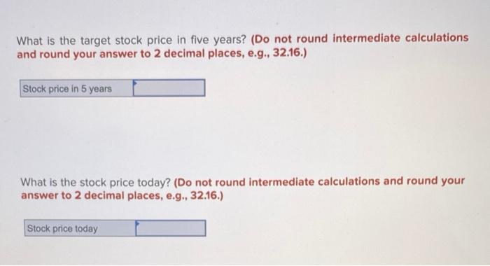 Solved In practice, a common way to value a share of stock | Chegg.com