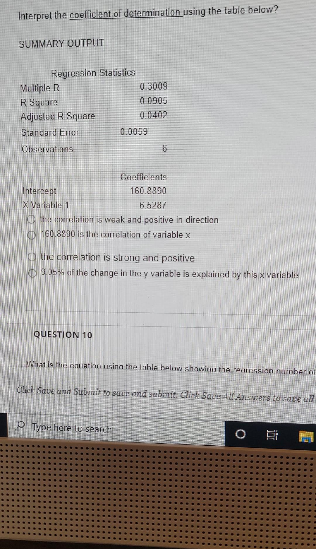 Solved Interpret The Coefficient Of Determination Using The | Chegg.com