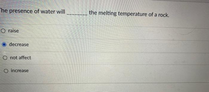 Solved What kind of magma is made the partial melting of | Chegg.com