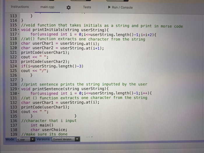 Solved okay so here is my c++ code and the errors im really | Chegg.com