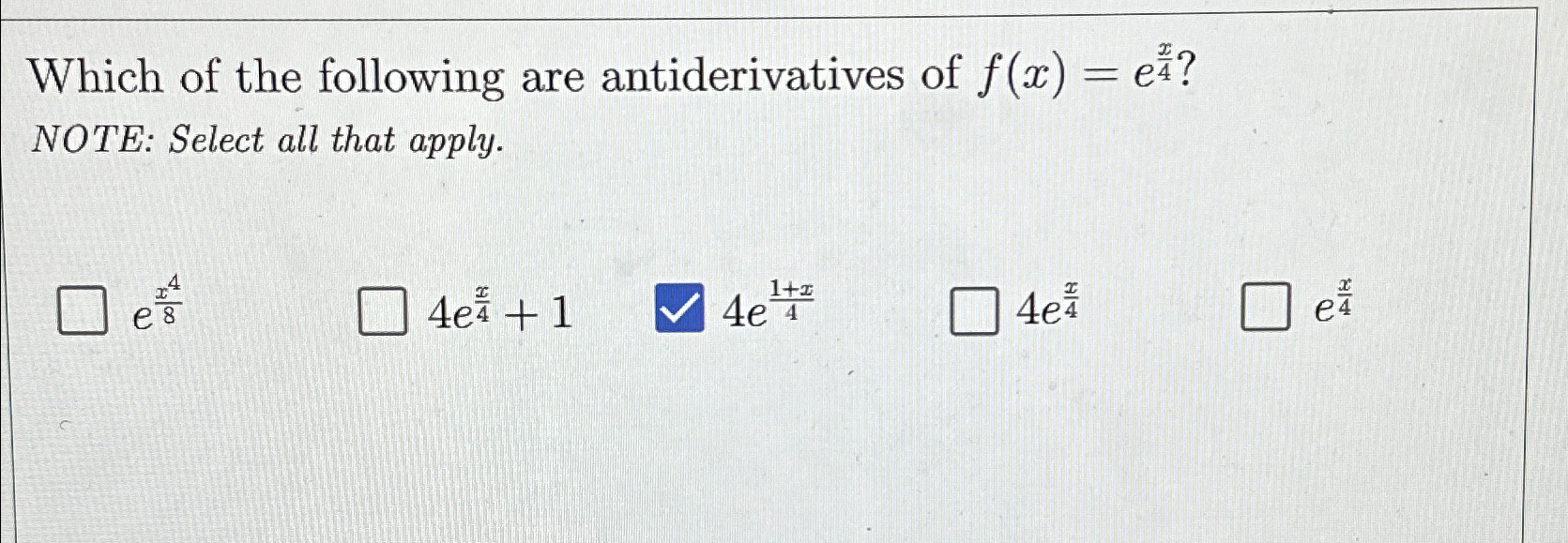 Solved Which Of The Following Are Antiderivatives Of | Chegg.com