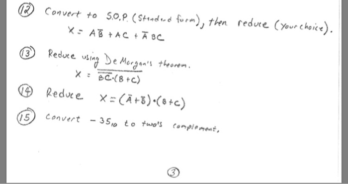 Solved Convert To 5 0 º Standard Form Then Reduce Chegg Com