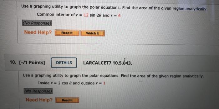 Solved Use a graphing utility to graph the polar equations. | Chegg.com