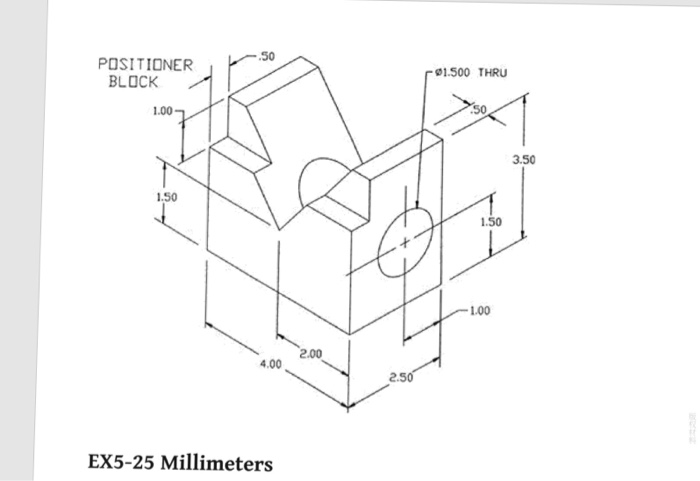 Solved Create A 3d Model Using The Sketch Provided Below 