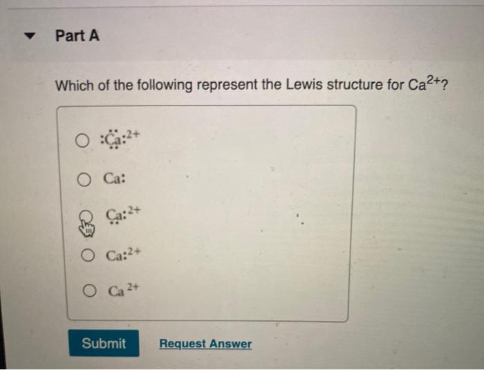 Solved Part A Which of the following represent the Lewis | Chegg.com