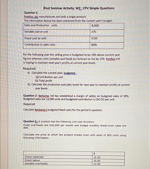 CPV Calculator